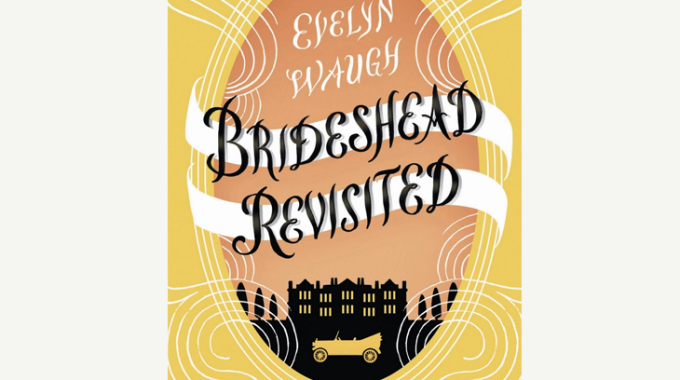 Cover of 'Brideshead Revisited' by Evelyn Waugh with ornate design.