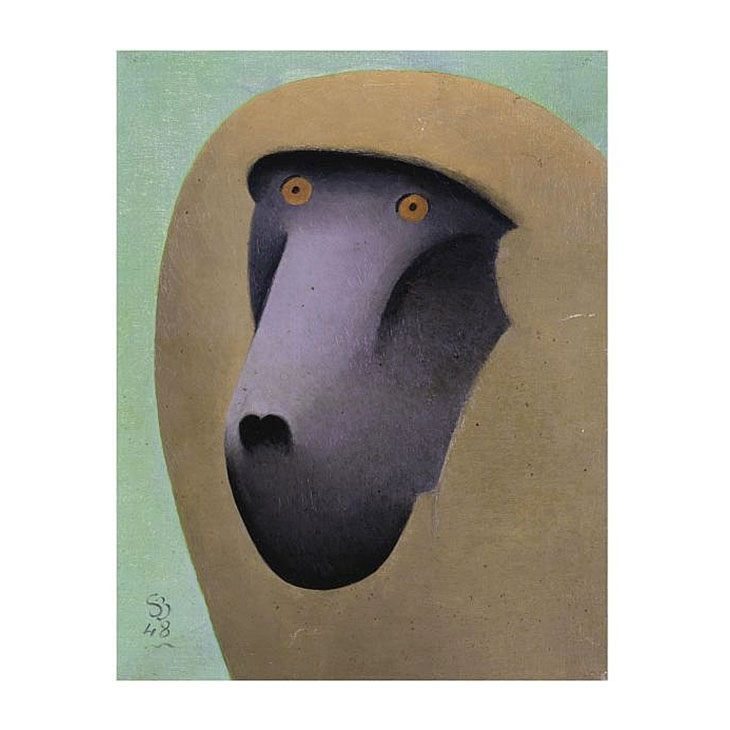 Baboon (Afrique), by Simon Bussy, 1948