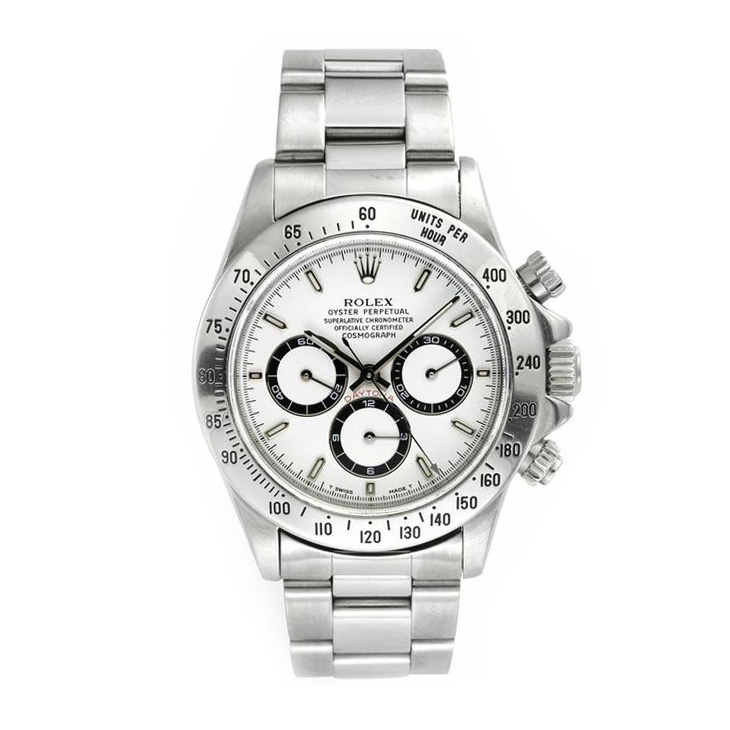 Rolex: A White Dial Steel Daytona Cosmograph Wristwatch, circa 2000