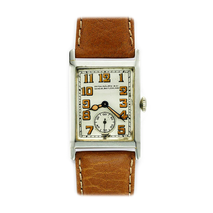 Patek Philippe: 18k White Gold Wristwatch, circa 1930