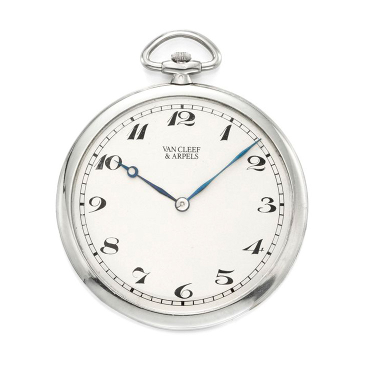 FD Gallery | An Art Deco Platinum Pocketwatch, by Van Cleef & Arpels ...