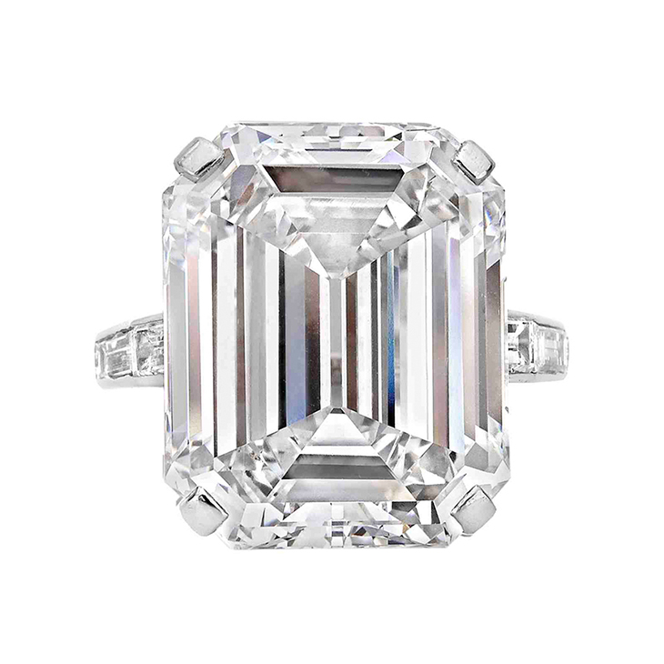 A Diamond Ring of 20.42 carats, D Color, VS1 Clarity, by Cartier