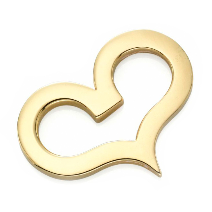 A Gold Heart Pendant, by Cartier, circa 1970