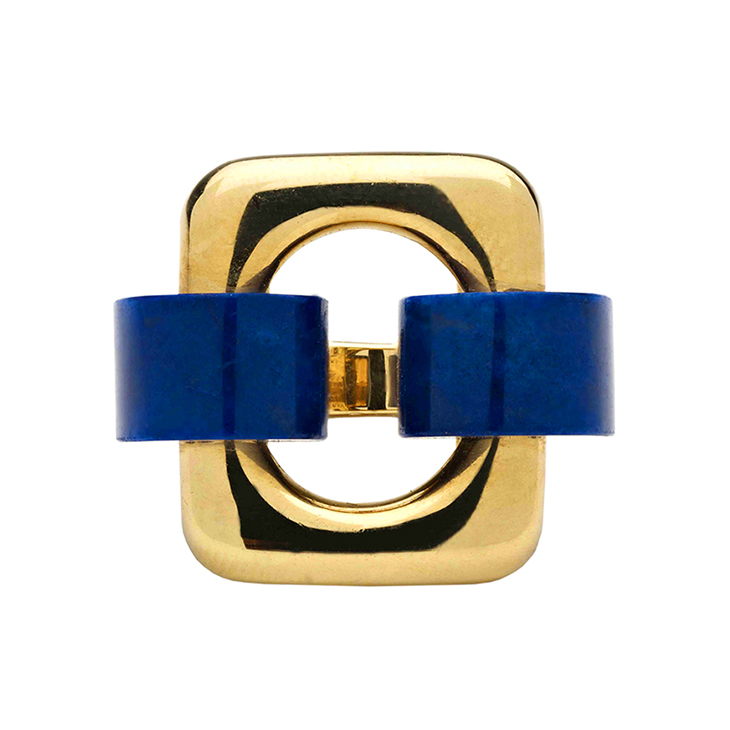 A Gold and Lapis Lazuli Ring, by Van Cleef & Arpels