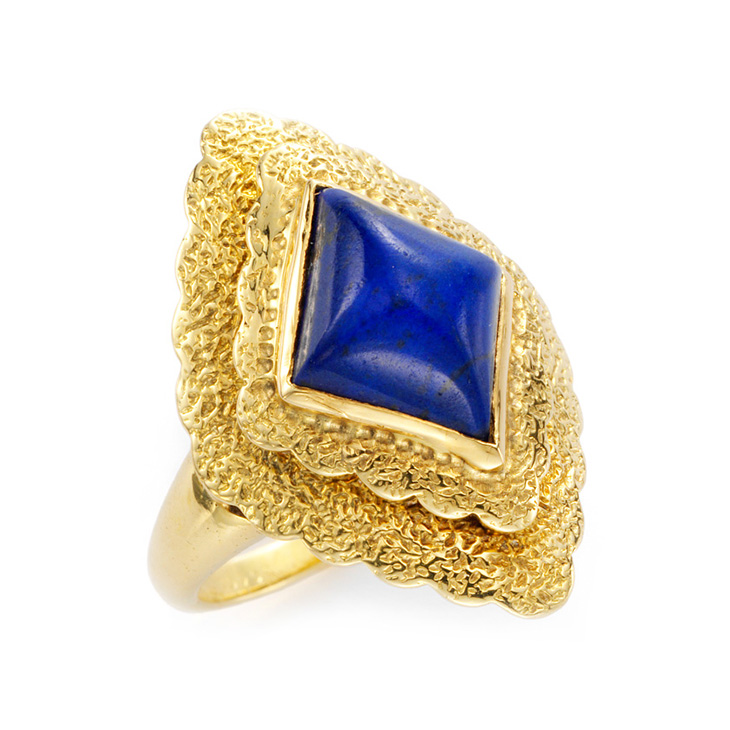 A Lapis Lazuli and Gold Ring, by Van Cleef & Arpels, circa 1970