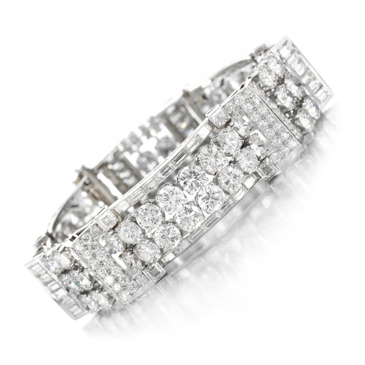 A Diamond Bracelet, by Van Cleef & Arpels, circa 1954