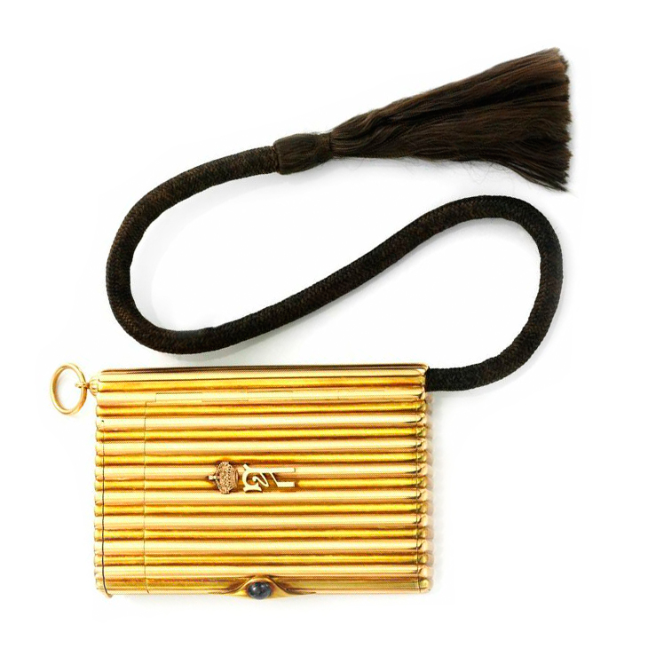 A Ceremonial Gold Cigarette Case, by Cartier, circa 1920