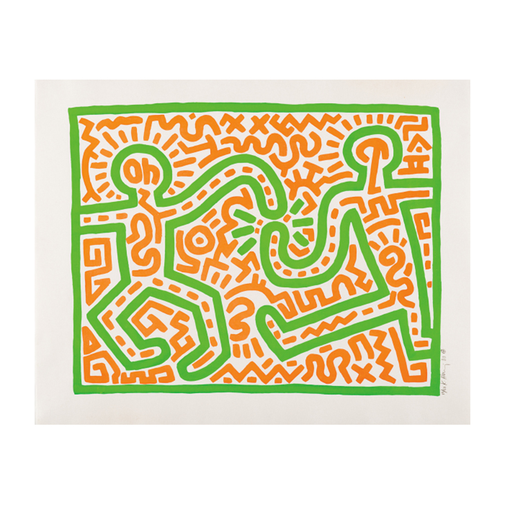 Untitled, 1983, by Keith Haring, edition of 60