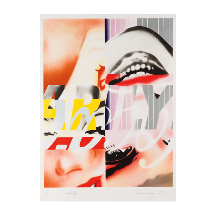 Marilyn, 1975, by James Rosenquist, edition of 75