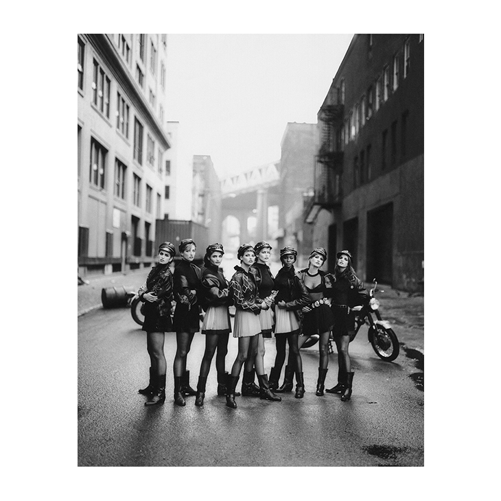 Versace Models, Peter Lindbergh, 1991