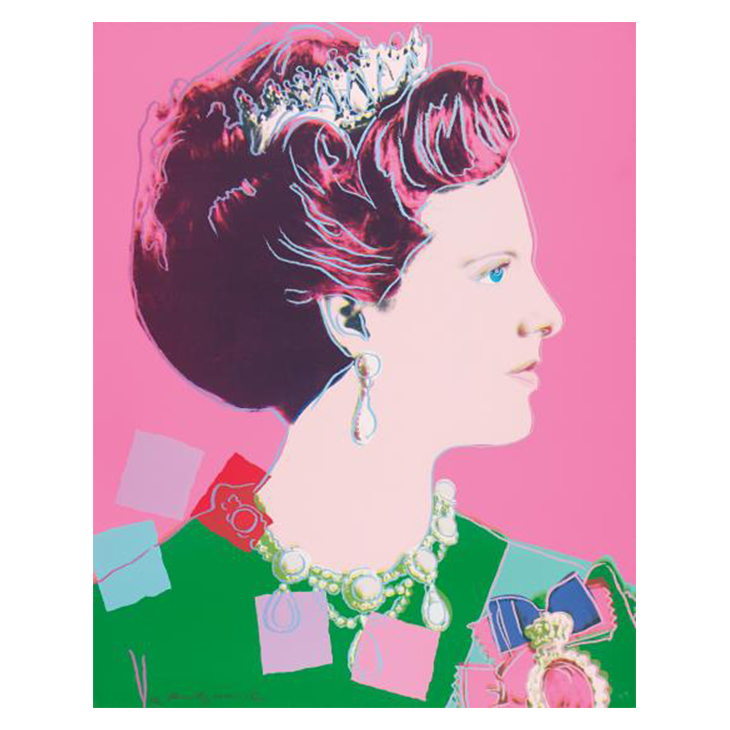Andy Warhol, Queen Margrethe II, from Reigning Queens, 1985