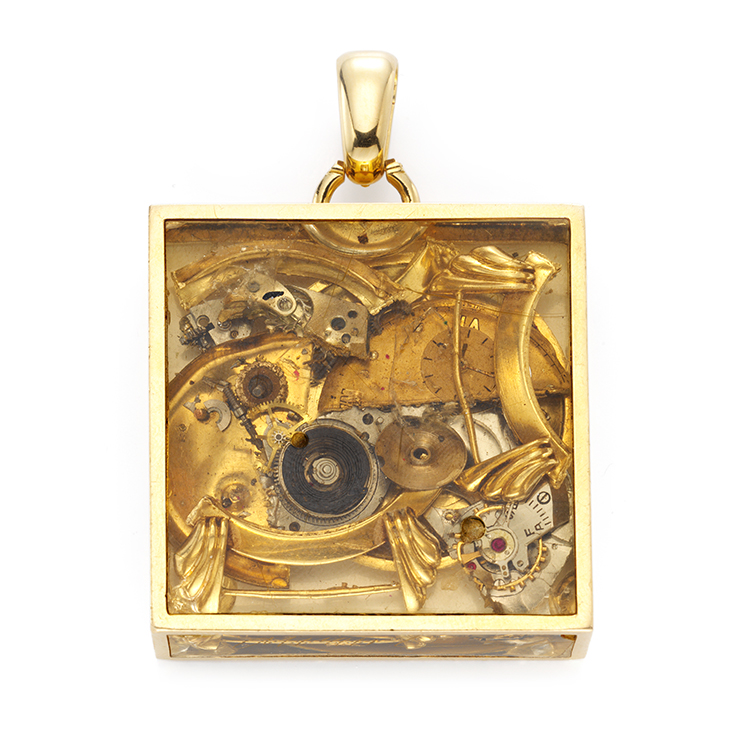A Gold Pendant by Arman, circa 1960