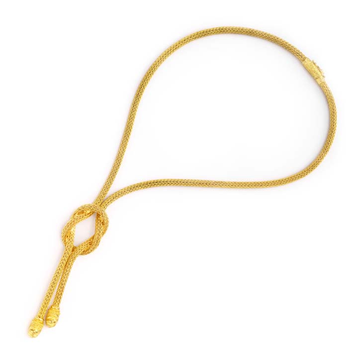 A Gold Knot Necklace, by Ilias Lalaounis