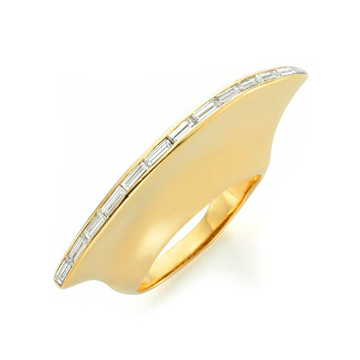A Diamond and Gold Ring, by Paloma Picasso, for Tiffany & Co., circa 1995