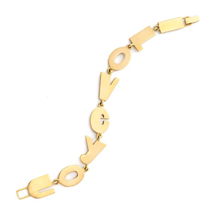 Fd Gallery A Gold I Love You Bracelet A Gold I Love You Bracelet