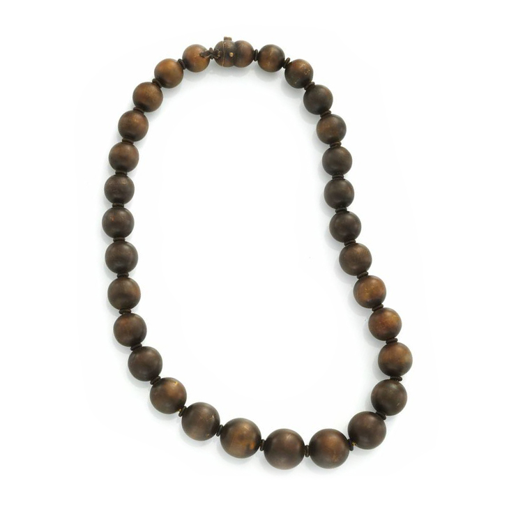 A Patinated Copper and Gold Ball Link Necklace, by Hemmerle