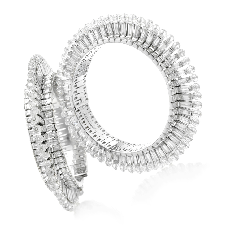 A Pair of Diamond Bangles, by Bhagat