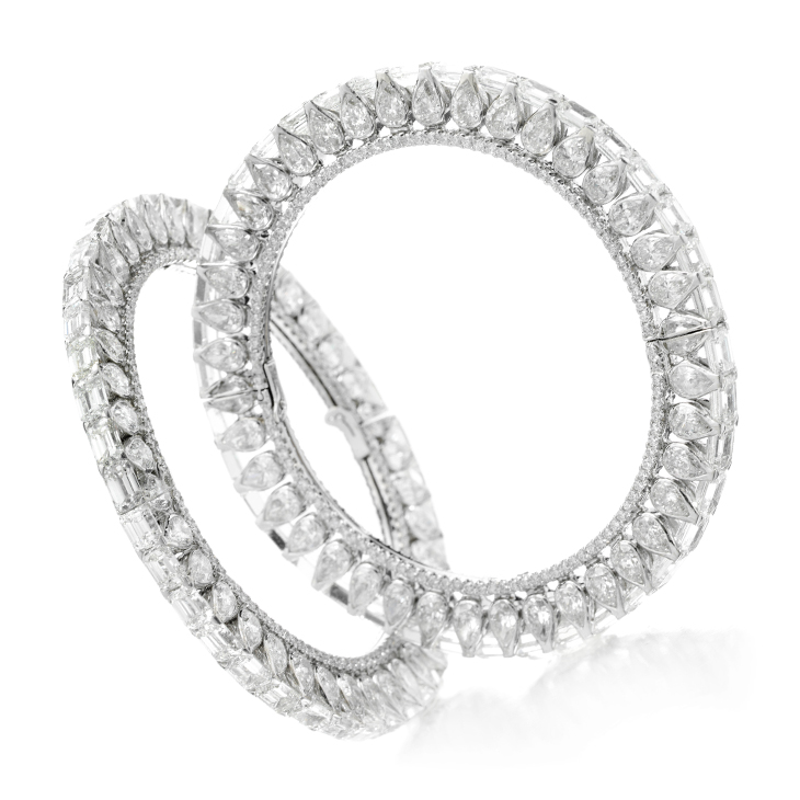 A Pair of Diamond Bangles, by Bhagat