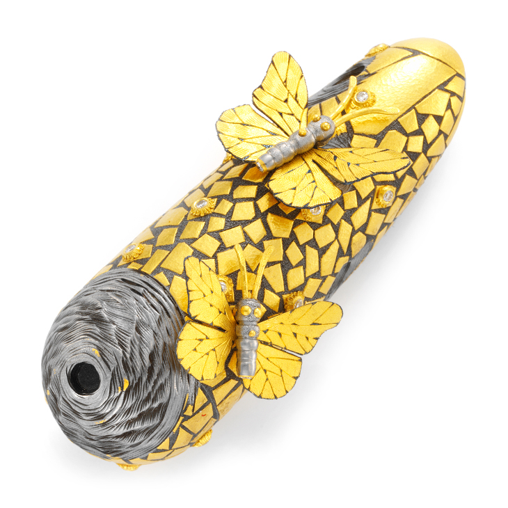 Gold and Steel Scent Falcon by Daniel Brush