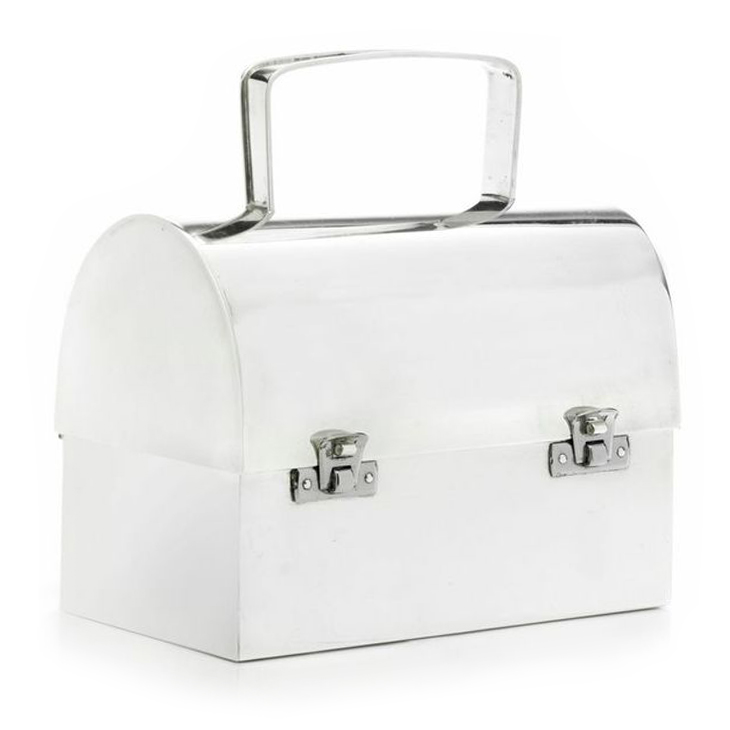 A Sterling Silver Evening Bag, by Cartier