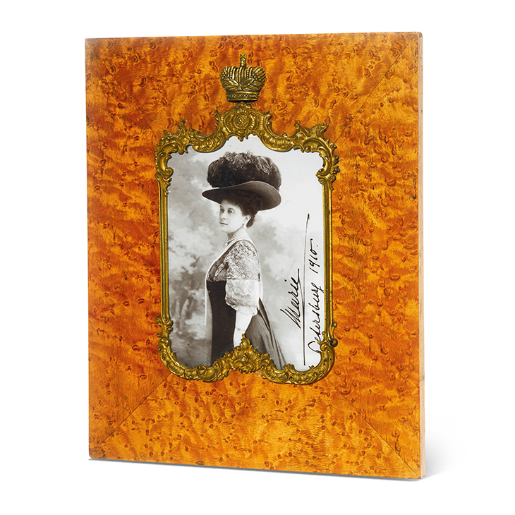 A Birch Framed Photograph of Maria Pavlovna, Grand Duchess Vladimir, circa 1910
