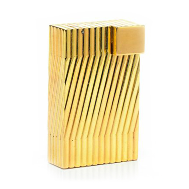 A Bi-colored Gold Lighter, by Cartier, circa 1950