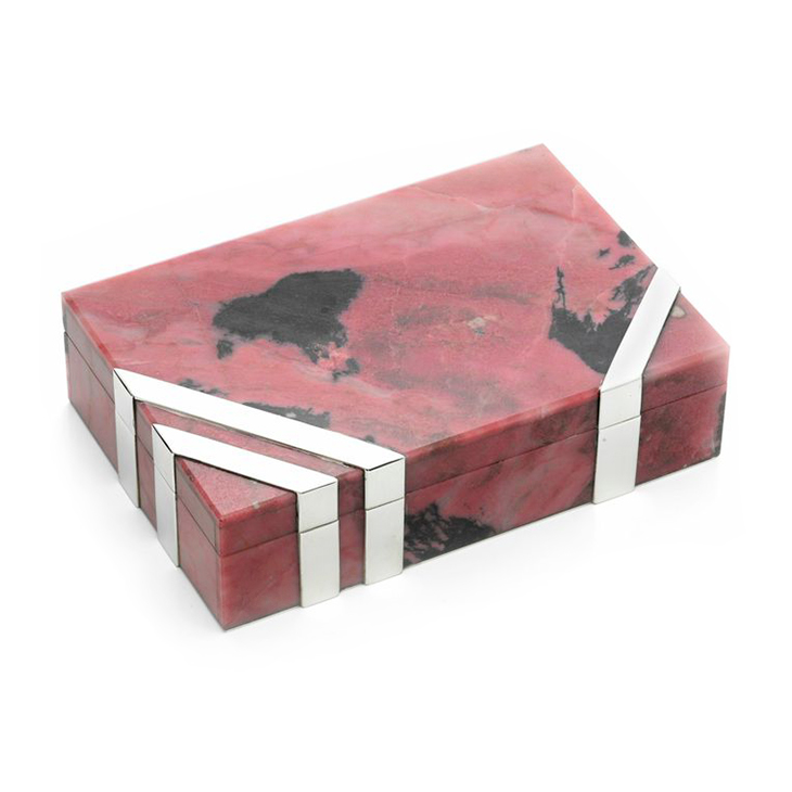 A Hardstone and Silver Box, by Cartier, circa 1970