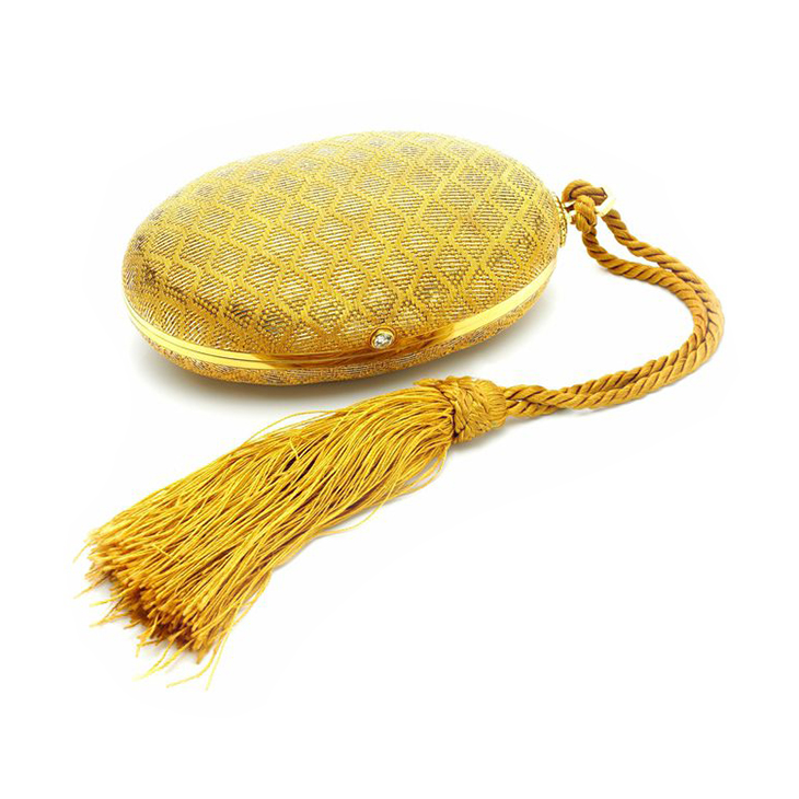 A Gold and Diamond 'Melone' Evening Bag, by Bulgari, circa 1965