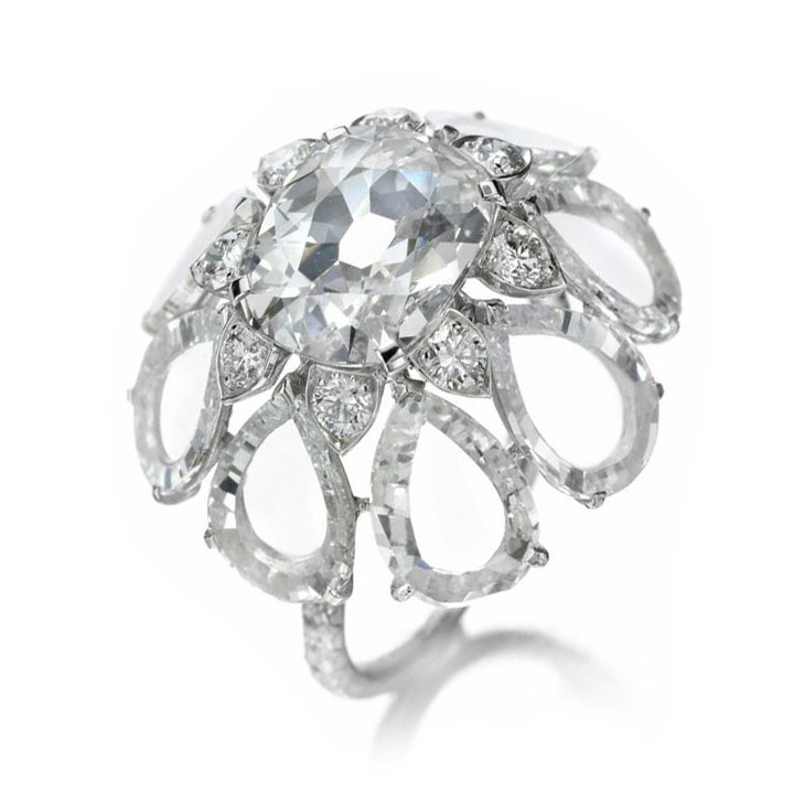 A Diamond Flower Ring, by BHAGAT