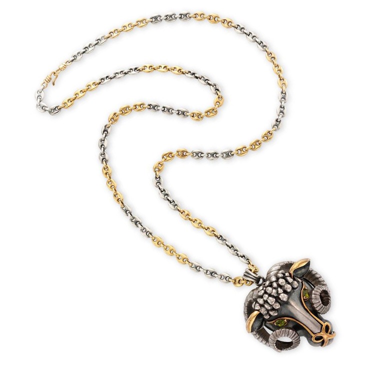 A Belier Pendant Necklace