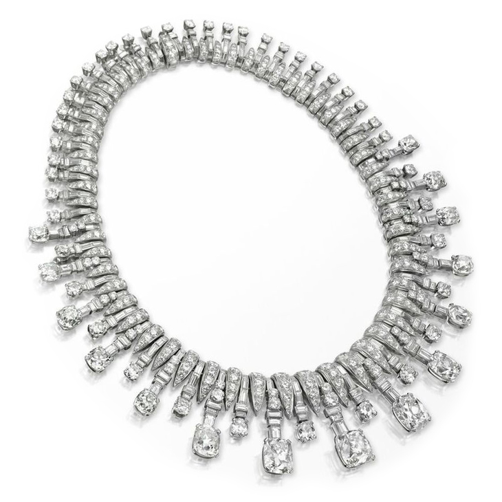 An Art Deco Diamond Necklace, by Bulgari, circa 1935