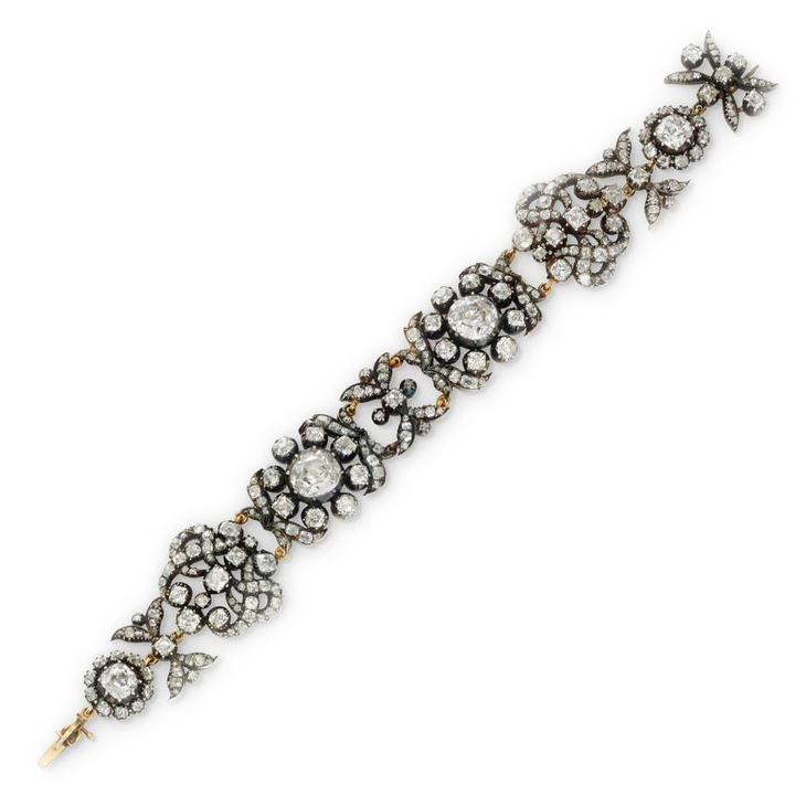 An Antique Diamond Bracelet
