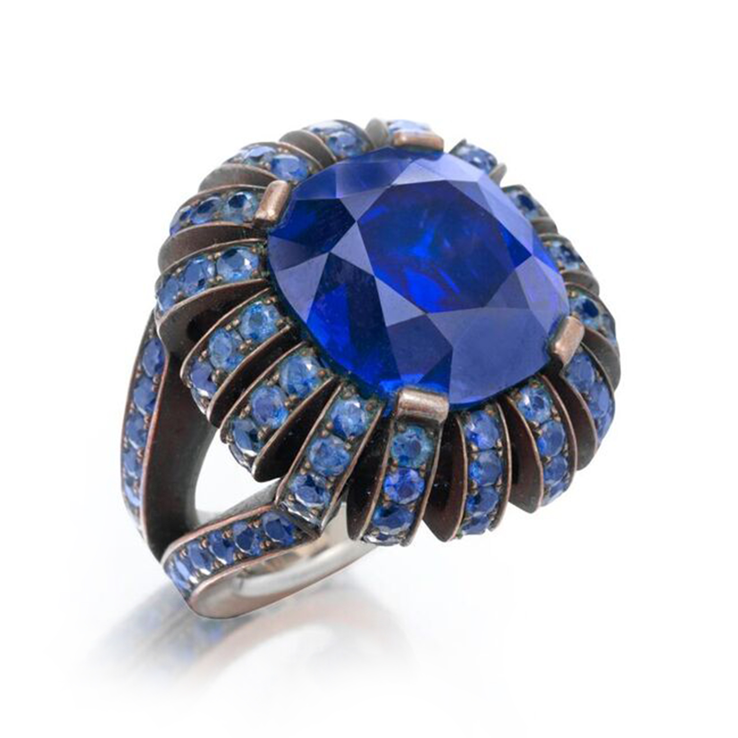 A Ceylon Sapphire Ring, by Hemmerle
