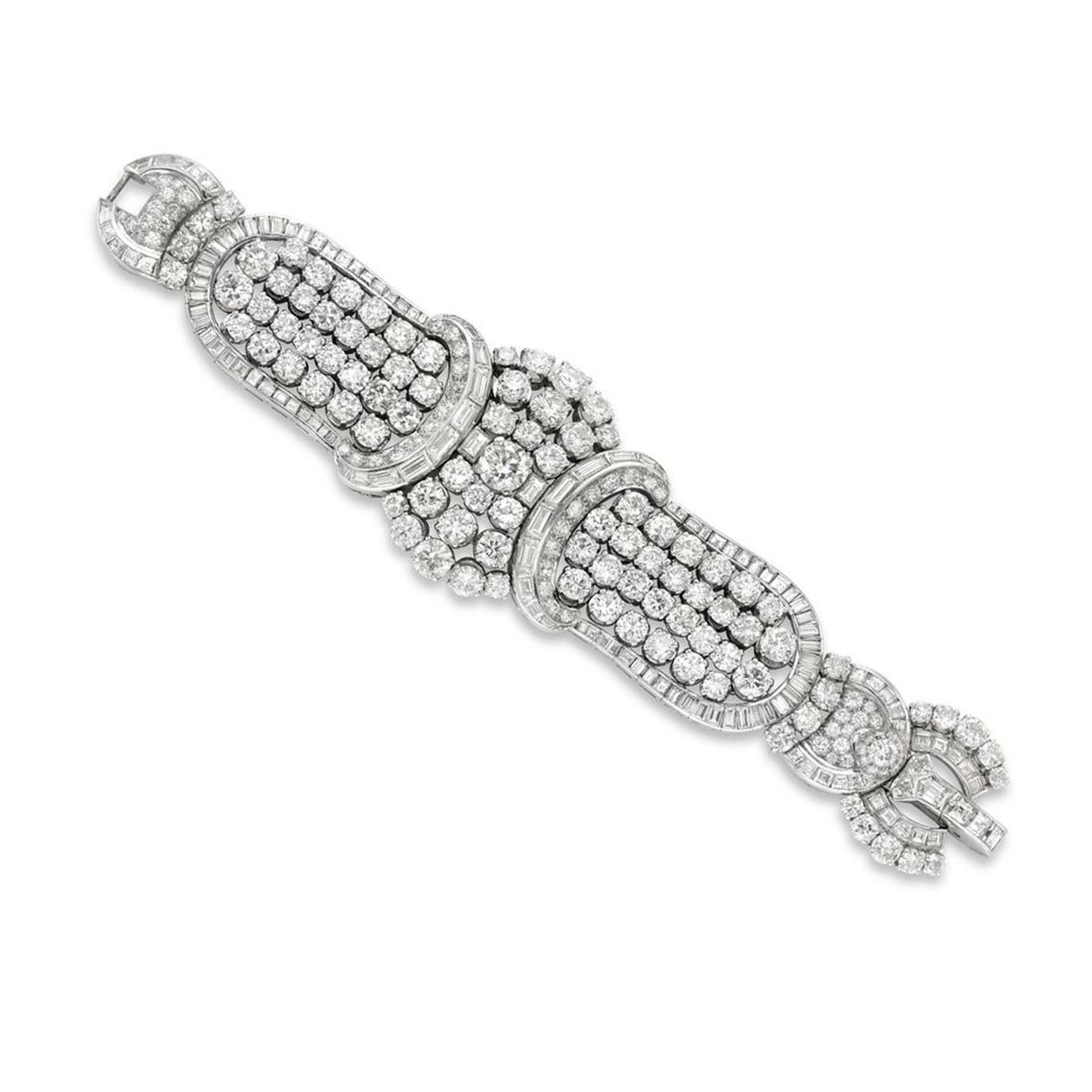 A Rare Diamond Bracelet, by Boucheron, circa 1945