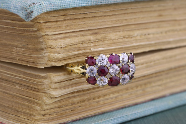 Antique Ruby And Diamond Ring