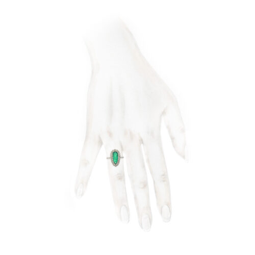 Emerald and Diamond Ring