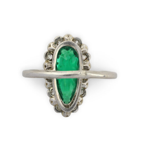 Emerald and Diamond Ring