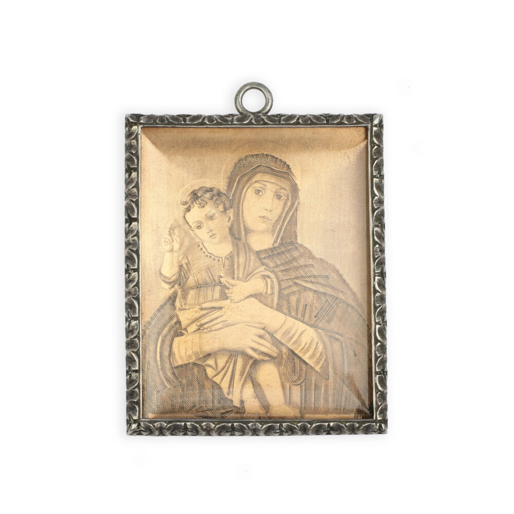 Buccellati Copper Etching and Silver Frame