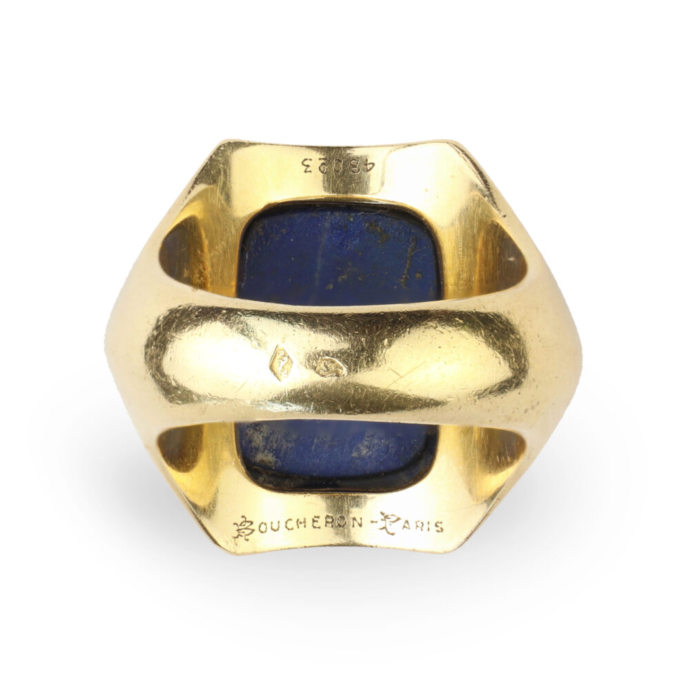 Boucheron Lapis Lazuli and Gold Ring