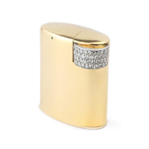 Cartier Gold and Diamond Lighter