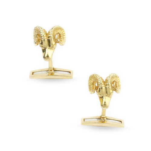 David Webb Sculpted Gold cufflinks