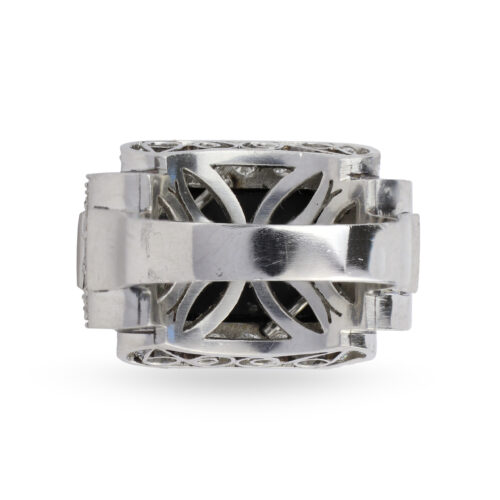 Onyx and Diamond Ring
