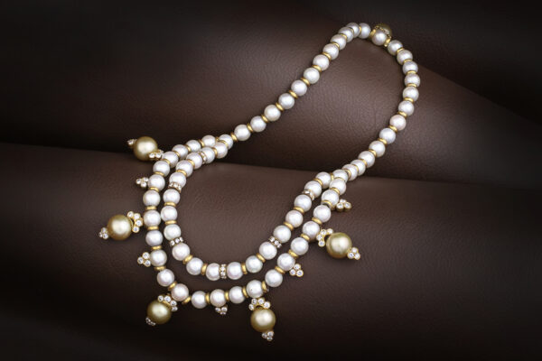 Van Cleef & Arpels Pearl And Diamond Necklace