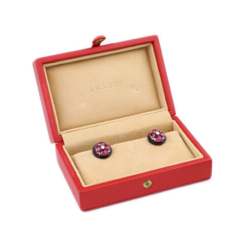 BHAGAT, Ruby, Onyx and Diamond Cufflinks
