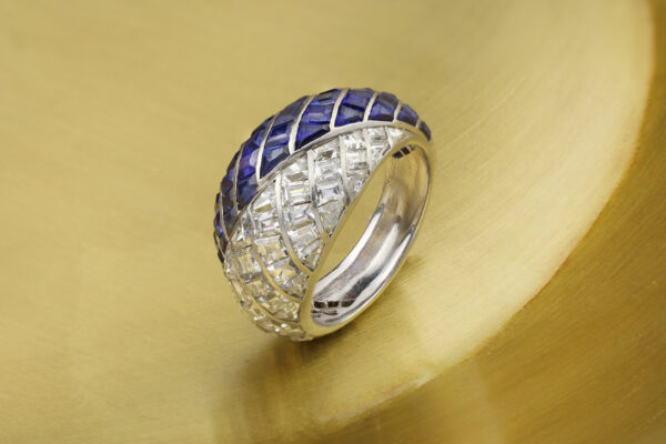 Van Cleef & Arpels Art Deco Sapphire And Diamond Ring