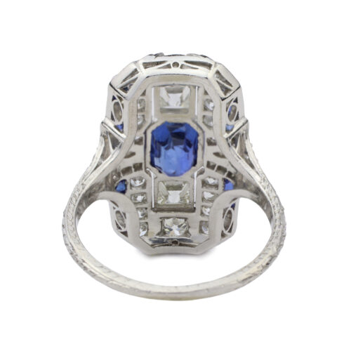 An Art Deco Sapphire and Diamond Ring