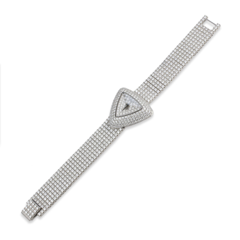 Piaget White Gold and Diamond Wristwatch