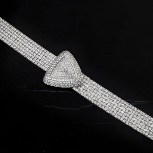 Piaget White Gold and Diamond Wristwatch