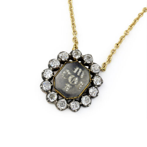 Diamond "Toi Moi" Epigram Pendant Necklace