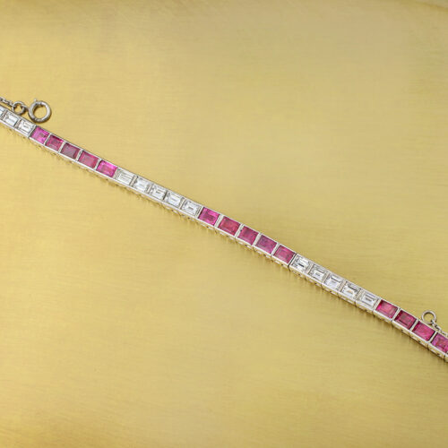 Ruby and Diamond Bracelet